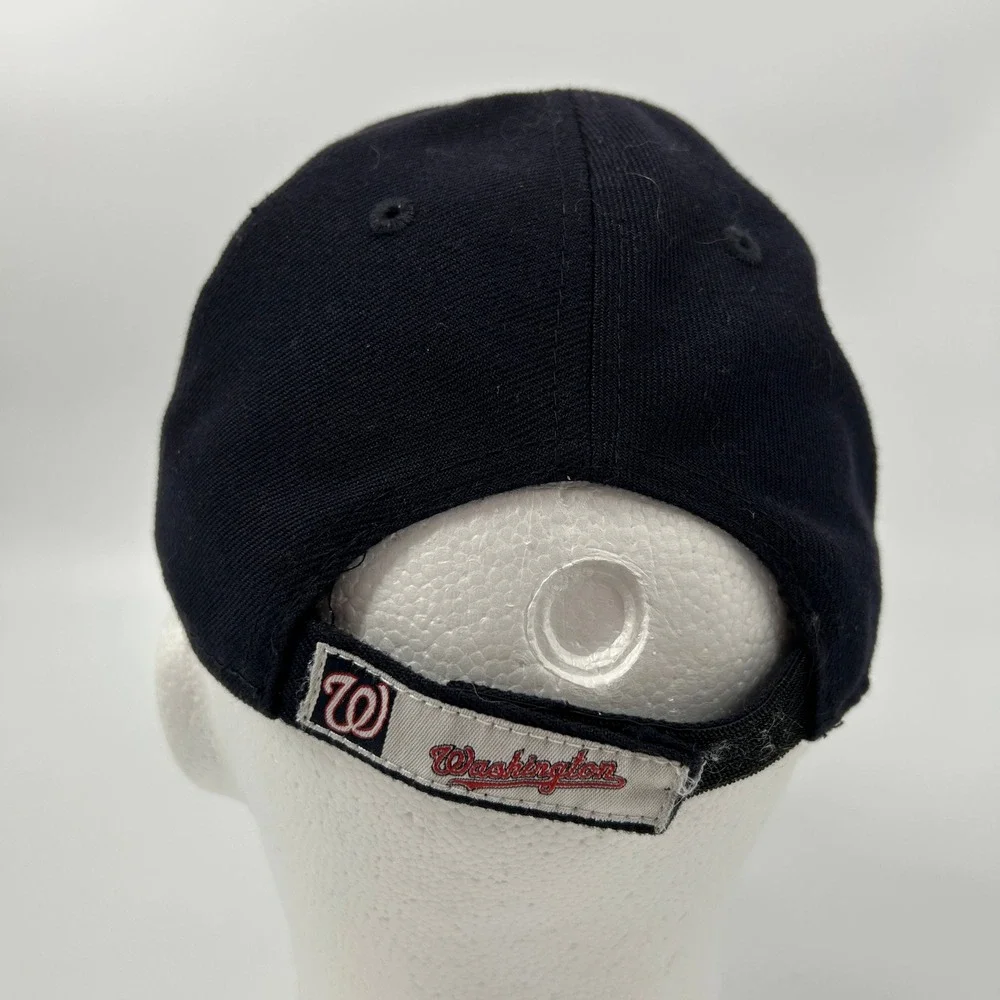 New Era Youth‎ Washington Nationals MLB Baseball Cap Navy Red Logo Adjustable